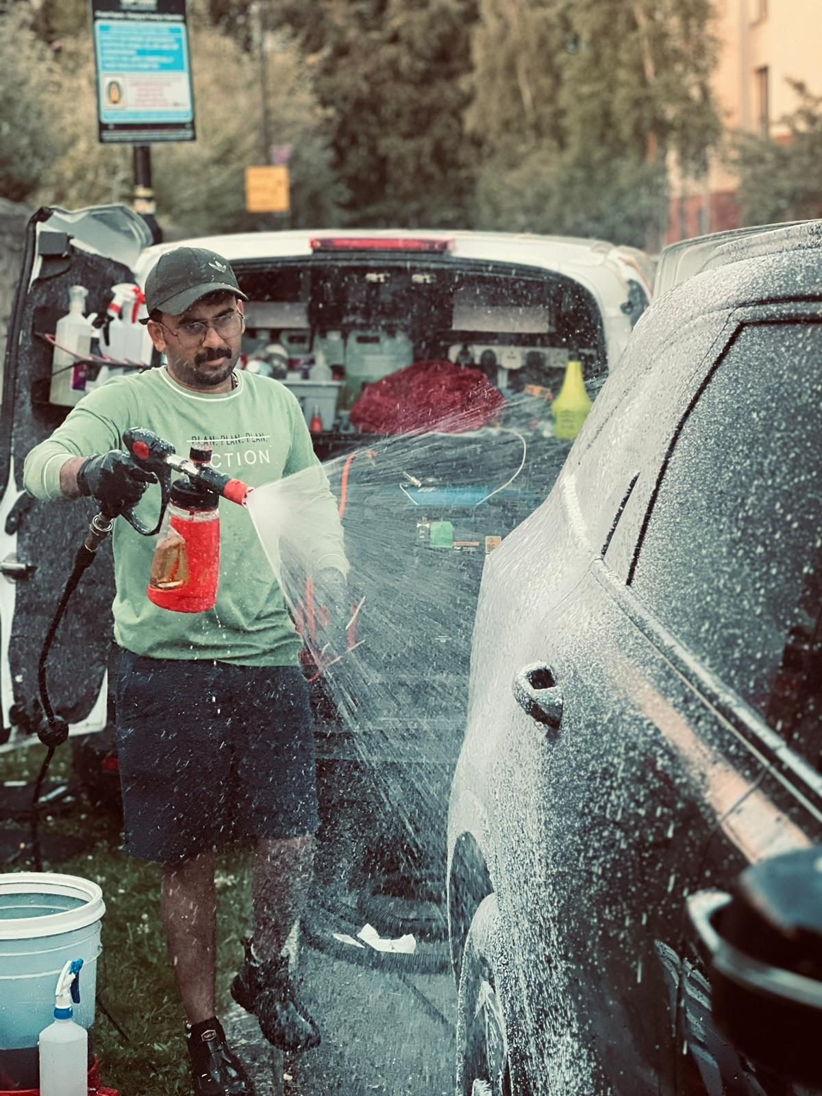 Pre-Wash Foam Application · Dublin
